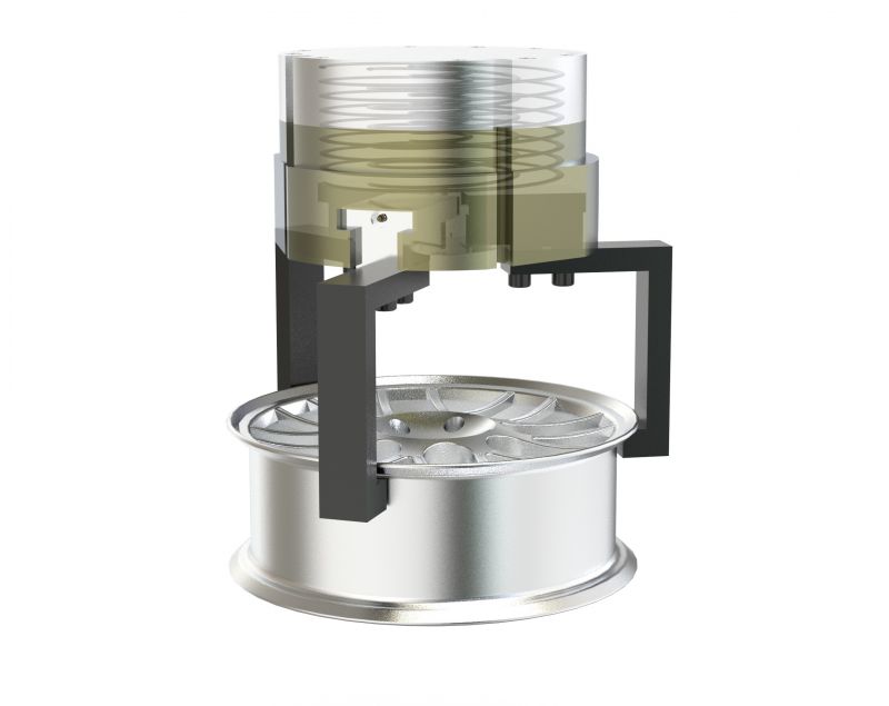 落下防止チャックの内部構造