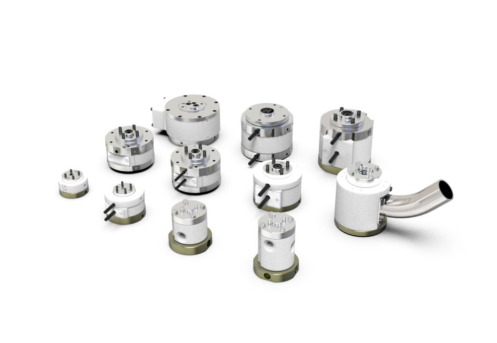 ロータリージョイントのラインナップ。